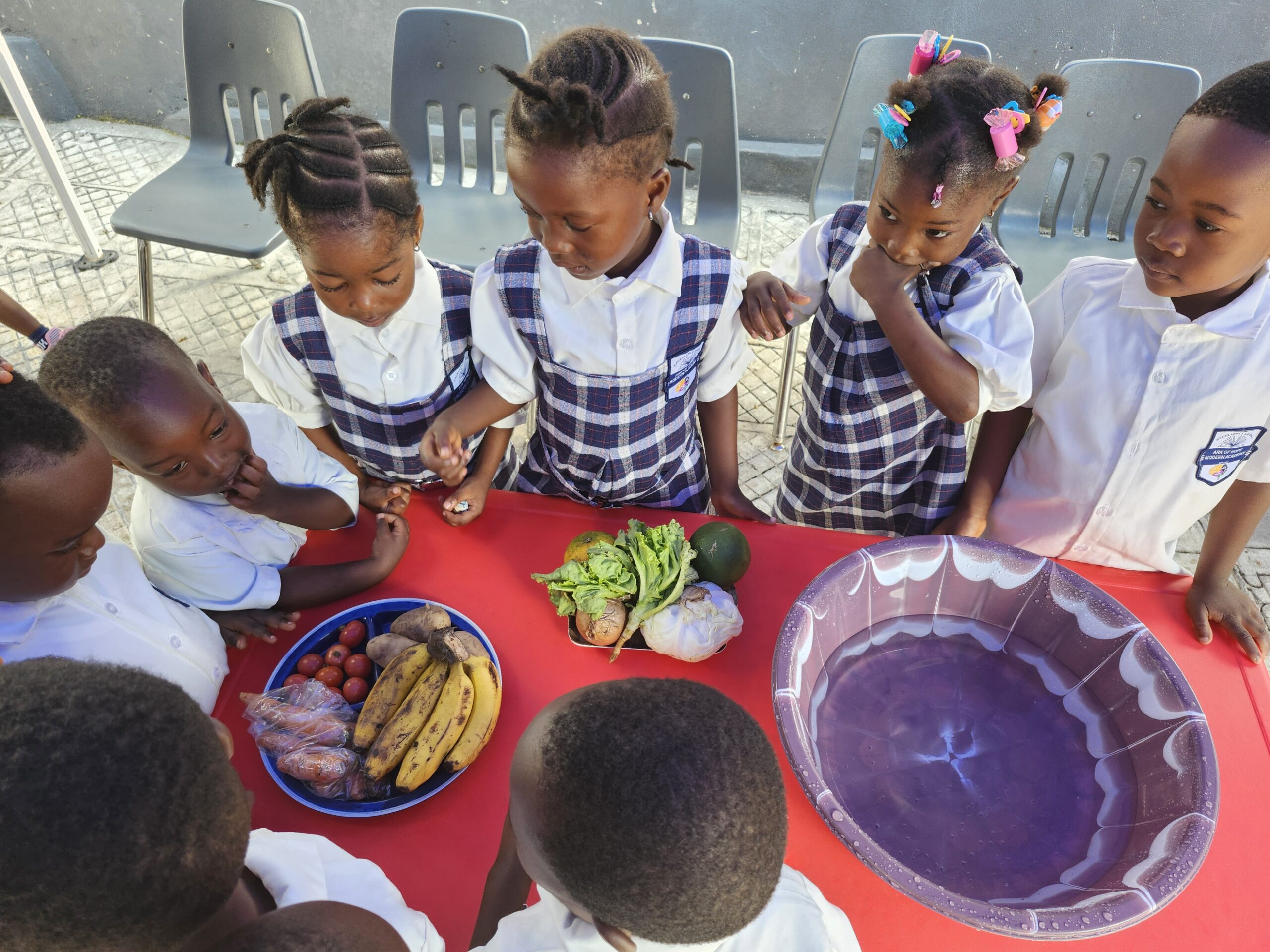 Young Ark of Hope students taking part in a hands-on activity