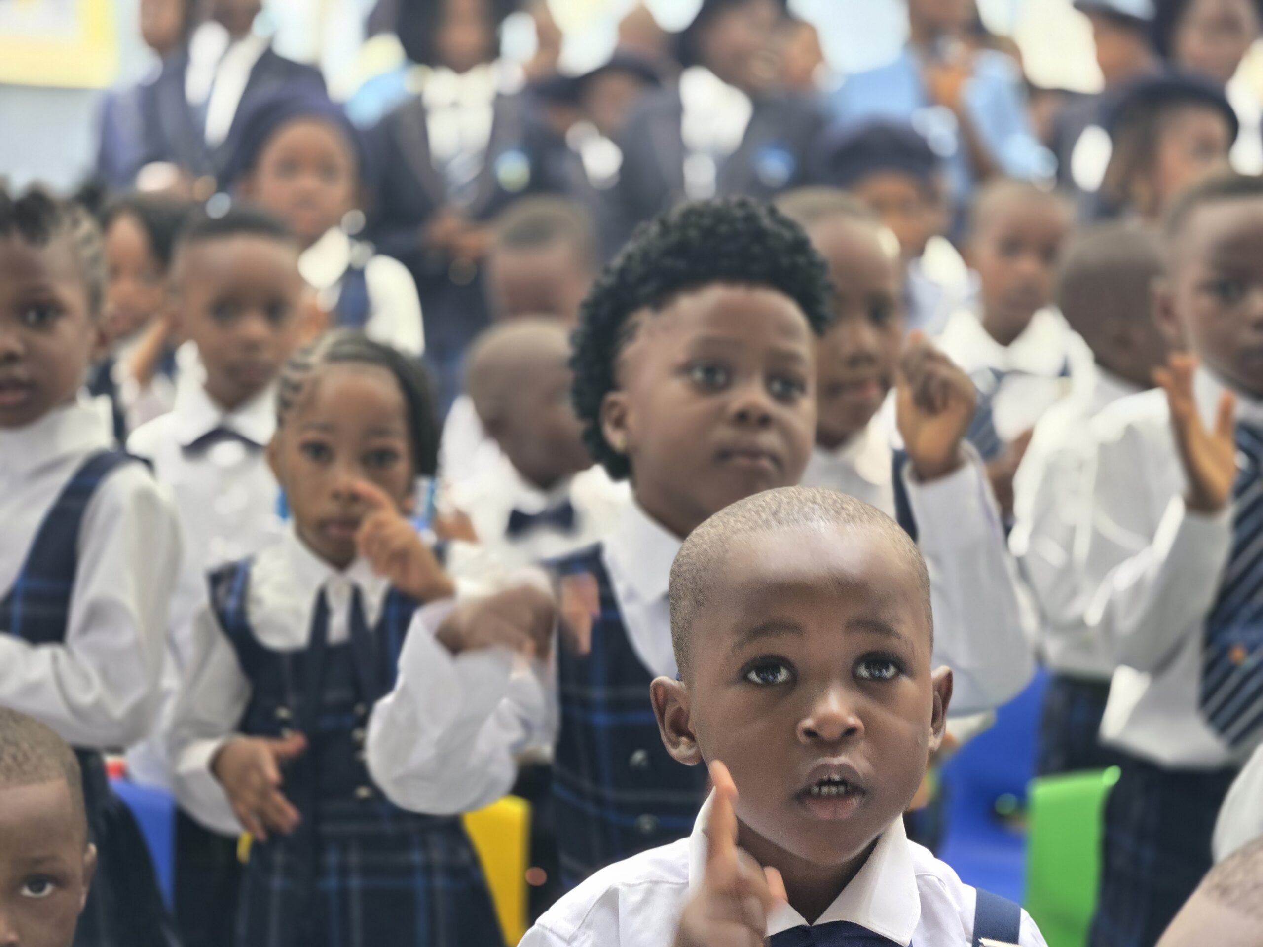 Ark of Hope pupils gathered for a school event