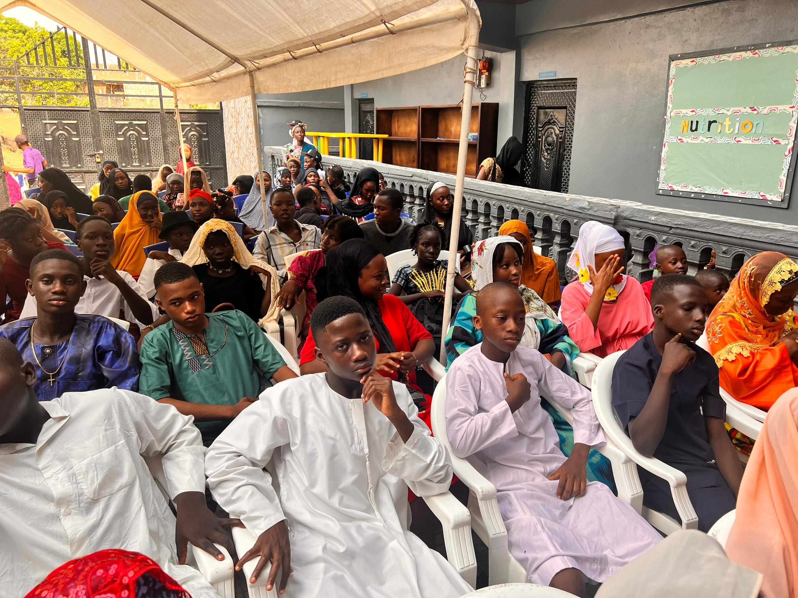 Ark of Hope students attending a cultural school gathering